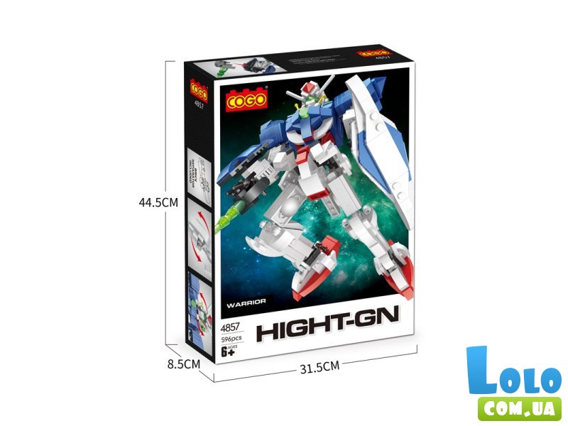 Конструктор Роботы: Воин, COGO (4857), 596 дет.
