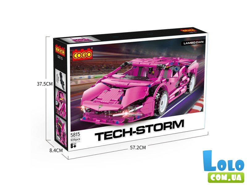 Конструктор Автомобили: Ламборджини, COGO (5815), 929 дет.