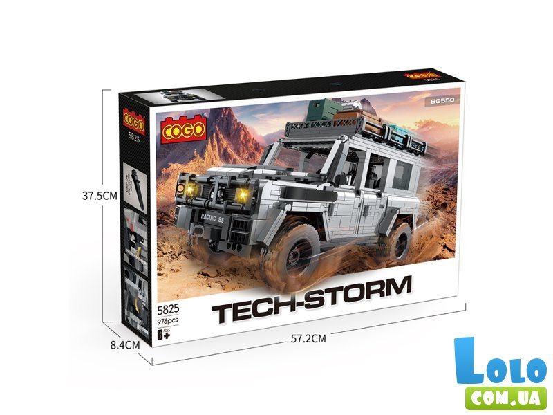 Конструктор Автомобили: Джип – 2, COGO (5825), 976 дет.