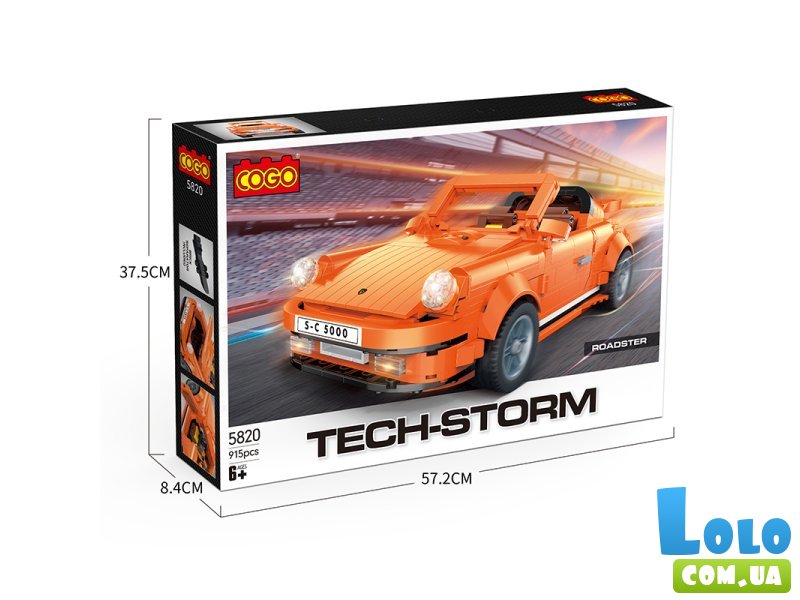Конструктор Автомобили: Родстер, COGO (5820), 915 дет.