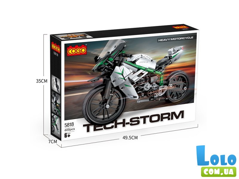 Конструктор Автомобили: Спортивный байк, COGO (5818), 600 дет.