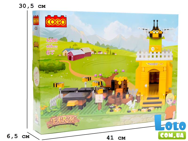 Конструктор Город: Улей, COGO (4206), 468 дет.