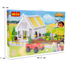Конструктор Город: Теплица, COGO (4205), 590 дет.