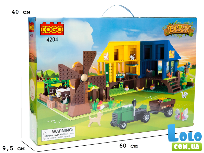 Конструктор Город: Ранчо, COGO (4204), 923 дет.