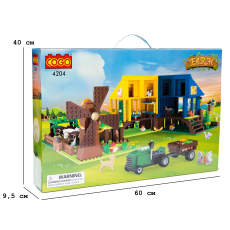 Конструктор Город: Ранчо, COGO (4204), 923 дет.