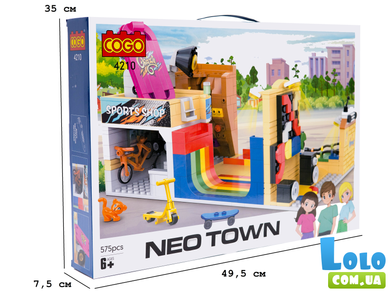 Конструктор Город: Игровой парк, COGO (4210), 575 дет.