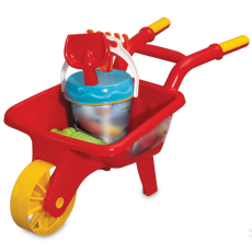 Детская тачка с пляжным набором, Dede