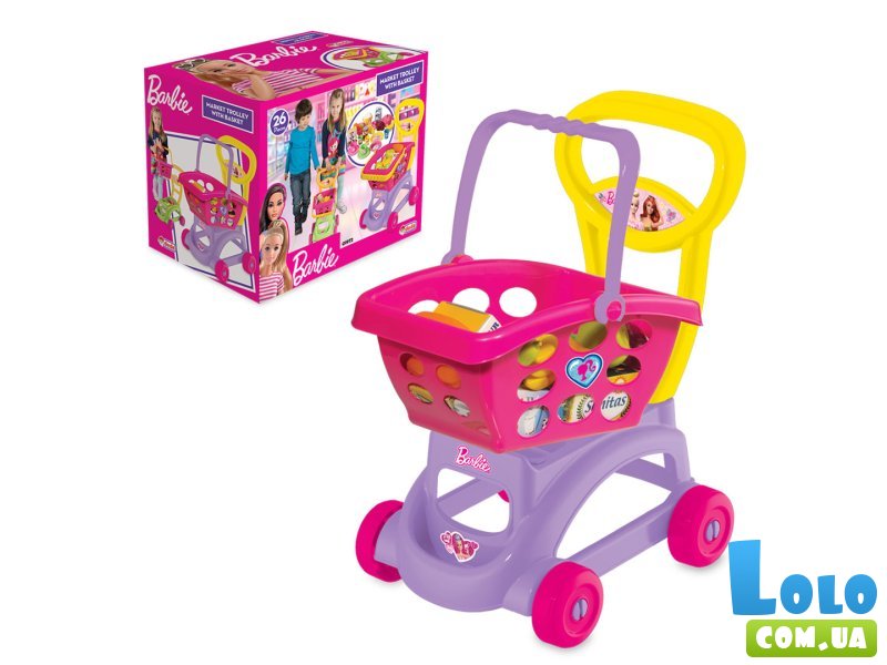 Тележка с корзиной Barbie, Dede