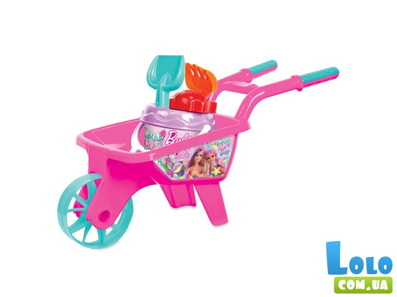 Детская тачка с пляжным набором Barbie, Dede