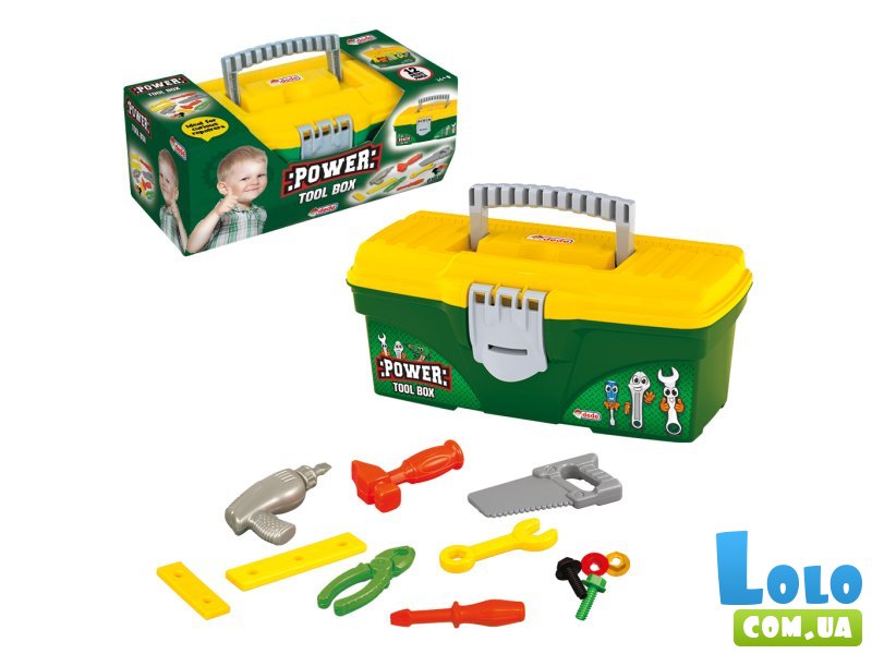 Набор инструментов в ящике, Dede