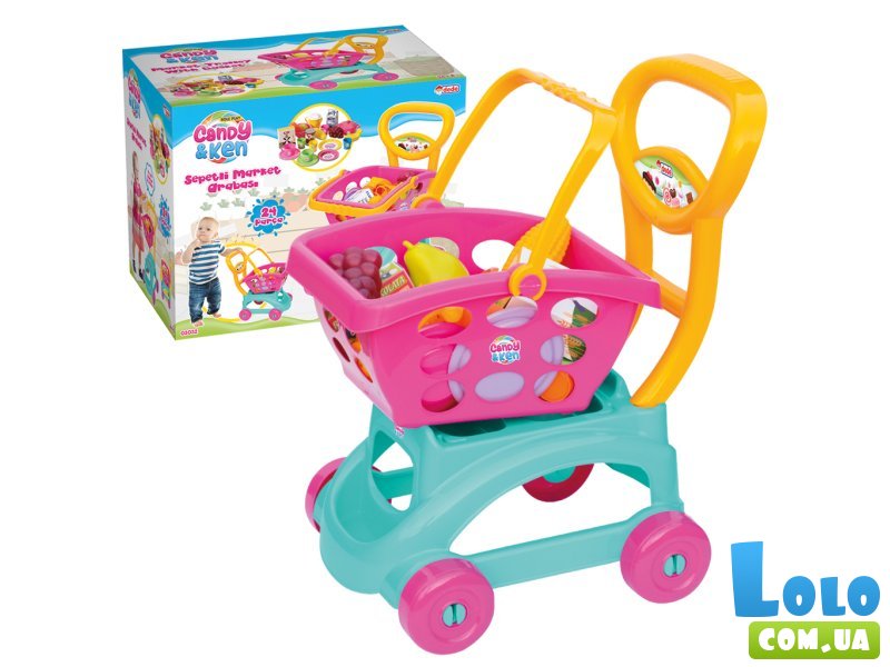 Тележка с корзиной Candy & Ken, Dede