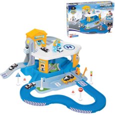 Парковка с машинами Полицейский, Dede, 2 этажа