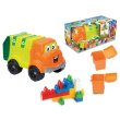 Мусоровоз с конструктором, Dede (03451), 30 дет.