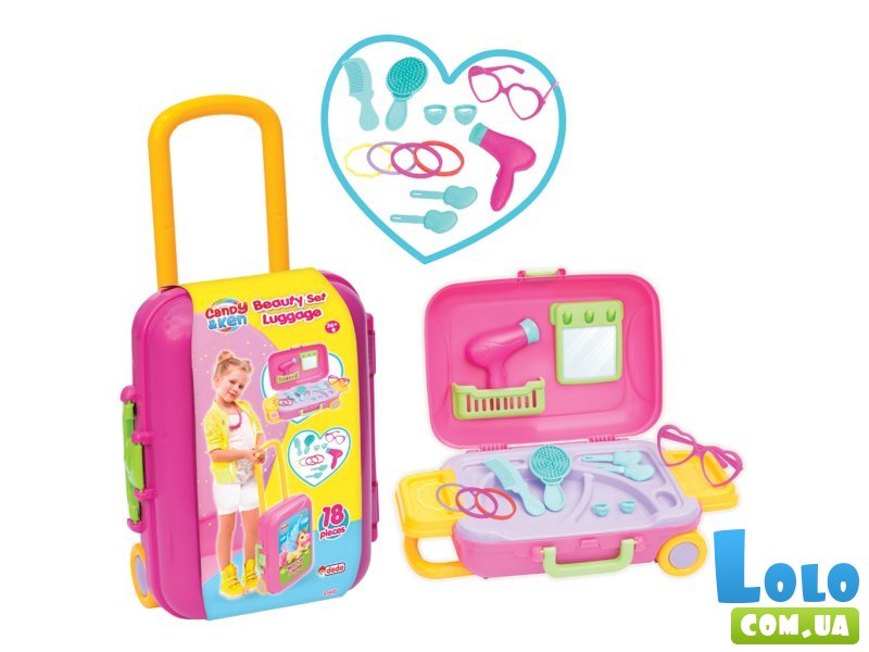 Парикмахерская в чемодане Candy & Ken, Dede