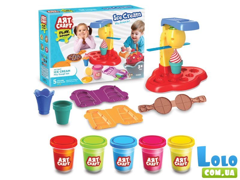 Набор для творчества с тестом Мороженое, Dede