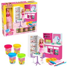 Кухня с тестом и куклой Linda, Dede