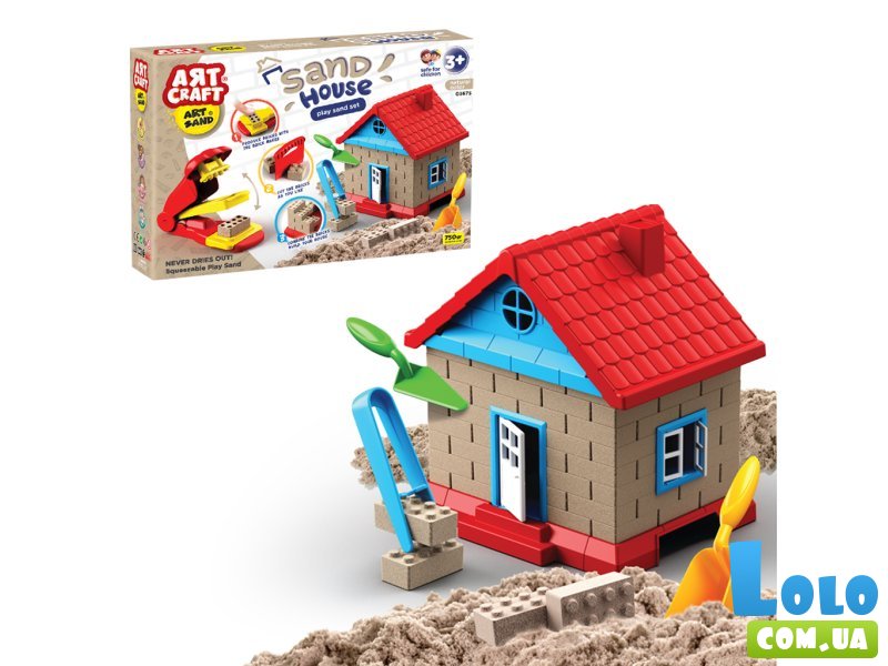 Набор кинетического песка Дом, Dede