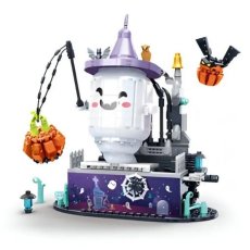Конструктор Хэллоуин: Веселое привидение, BanBao (ET818), 553 дет.