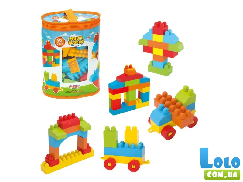 Конструктор Мультиблоки, Dede (01254), 92 дет.
