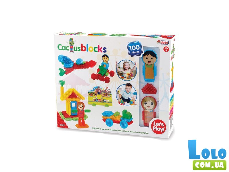 Конструктор Cactus: Парк развлечений, Dede (03315), 100 дет.