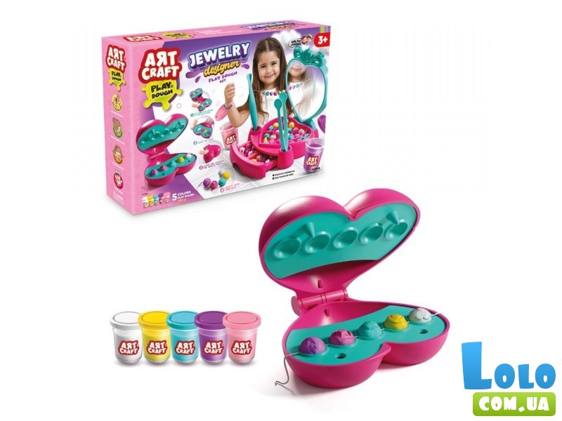 Набор для творчества из теста Создание украшений, Dede