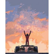 Картина по номерам Красный лидер, Brushme (40x50 см)