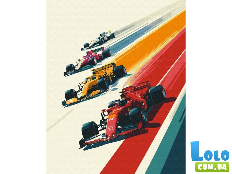 Картина по номерам Погоня за победой, Brushme (40x50 см)