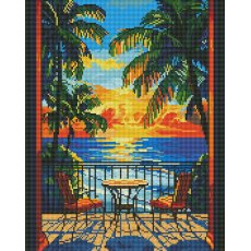 Алмазная мозаика Райский отдых, Brushme (40x50 см)