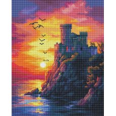 Алмазная мозаика Закат солнца, Brushme (40x50 см)