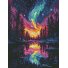 Алмазная мозаика Северное сияние, Brushme (30x40 см)