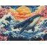 Алмазная мозаика Синий кит, Brushme (30x40 см)