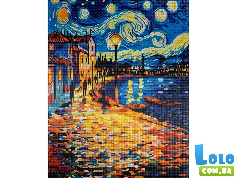 Алмазная мозаика Звёздный берег, Brushme (40x50 см)