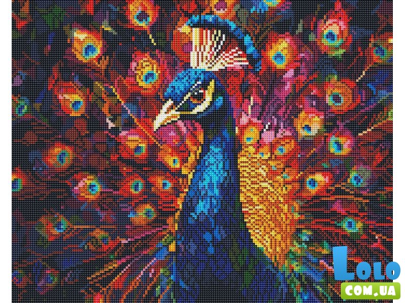 Алмазная мозаика Павлин, Brushme (40x50 см)