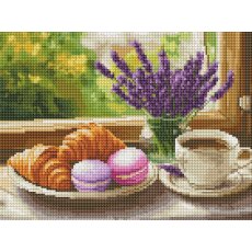 Алмазная мозаика Сладкий завтрак, Brushme (30x40 см)
