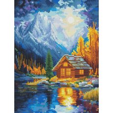 Алмазная мозаика Лунный вечер, Brushme (30x40 см)