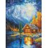 Алмазная мозаика Лунный вечер, Brushme (30x40 см)