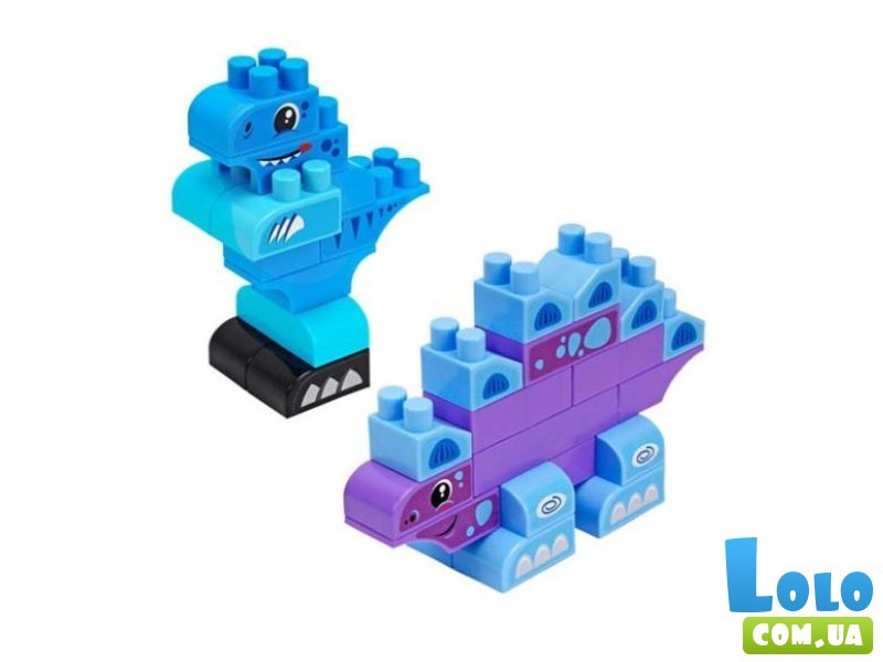 Конструктор Парк Динозавров с наклейками, ТехноК (2222), 190 дет.