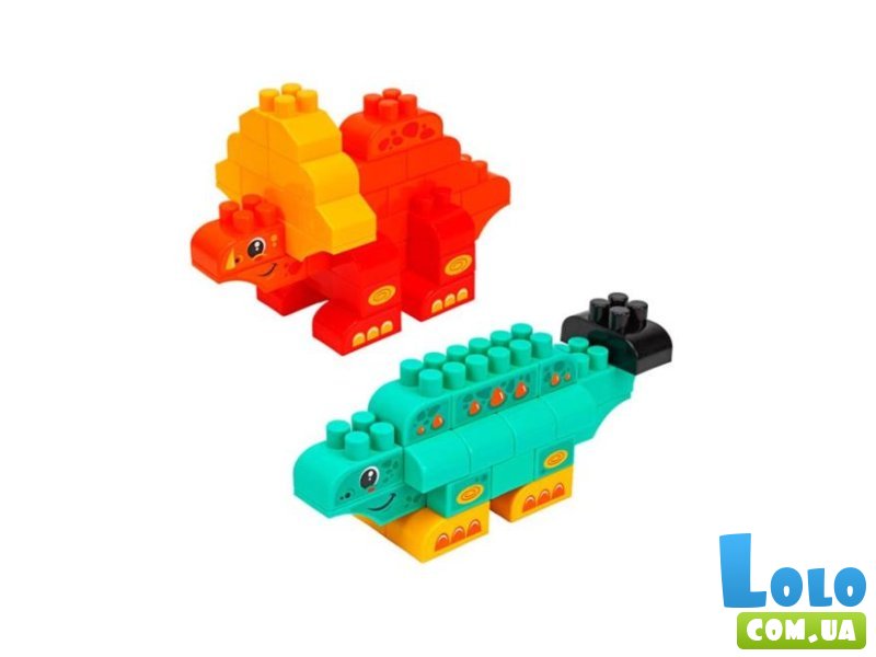 Конструктор Парк Динозавров с наклейками, ТехноК (2222), 190 дет.