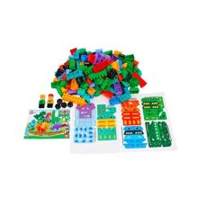 Конструктор Парк Динозавров с наклейками, ТехноК (2222), 190 дет.