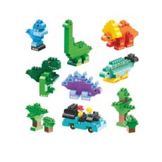 Конструктор Парк Динозавров с наклейками, ТехноК (2222), 190 дет.
