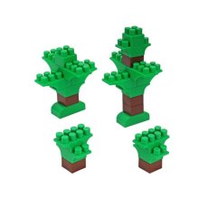 Конструктор Парк Динозавров с наклейками, ТехноК (2222), 190 дет.