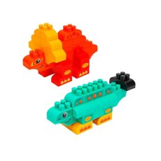 Конструктор Парк Динозавров с наклейками, ТехноК (2222), 190 дет.