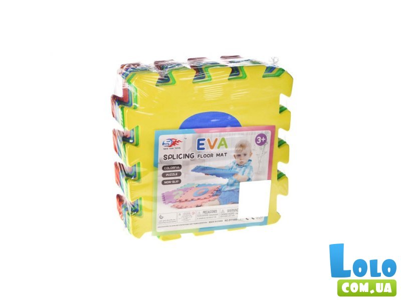 Коврик-пазл фомовый EVA 10 эл.