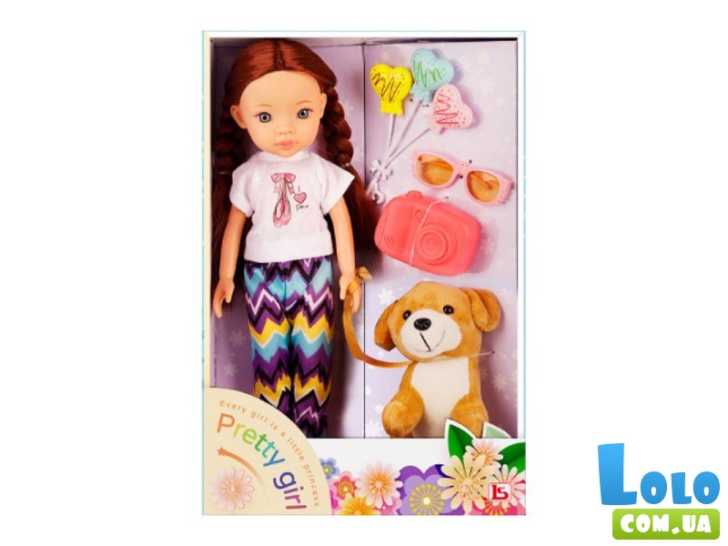 Кукла с собакой и аксессуарами