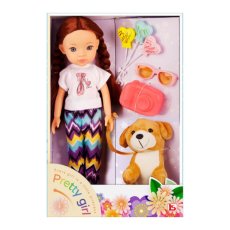 Кукла с собакой и аксессуарами