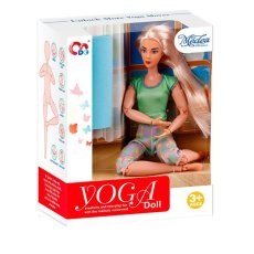 Кукла йогиня с ковриком