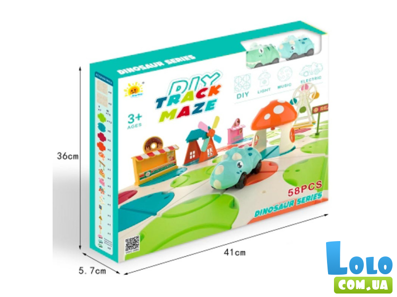 Настольная игра Строительство дороги: Дино-лабиринт
