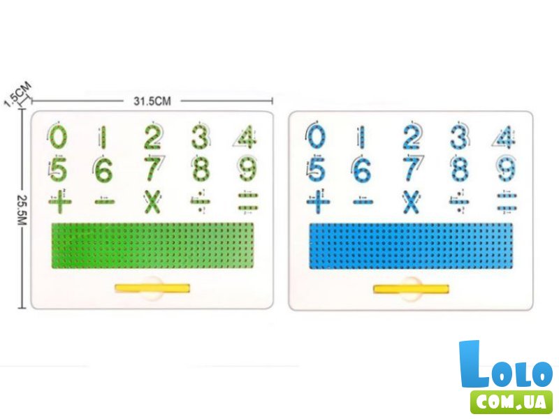 Магнитная доска обучающая с цифрами