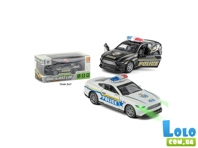 Машина металлическая Полиция (в ассортименте)