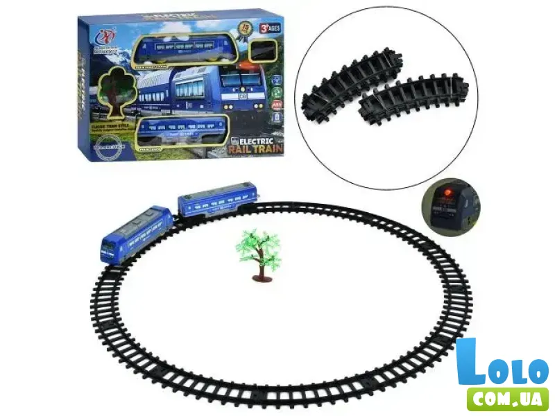 Железная дорога с локомотивом